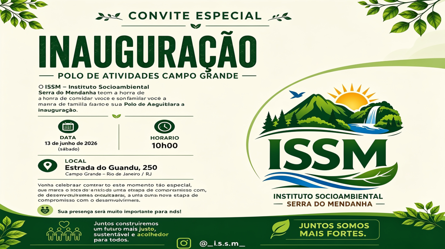 Inauguração do Polo